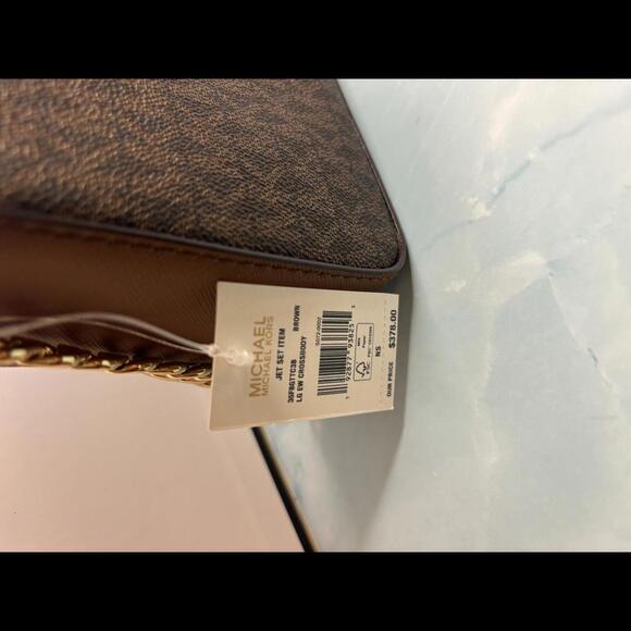 Michael Kors Signature Monogram Crossbody Bag - Picture 2 of 4